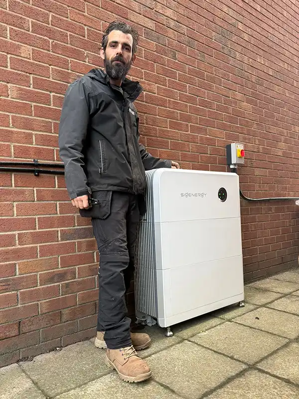 A battery storage installation by Solar Source