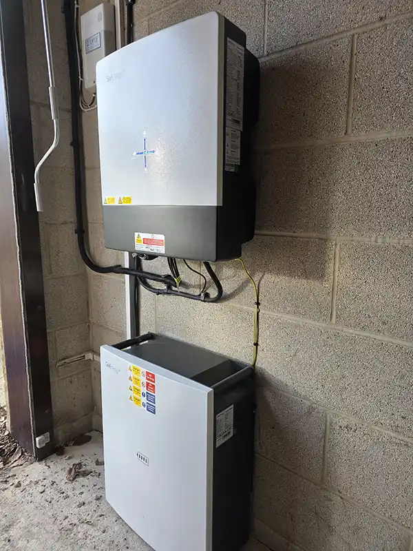 A battery storage installation by Solar Source